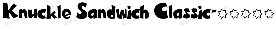 Knuckle Sandwich Classic字体转换